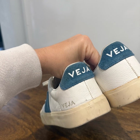 VEJA CAMPO LEATHER WHITE CALIFORNIA SNEAKERS - Picture 10 of 12